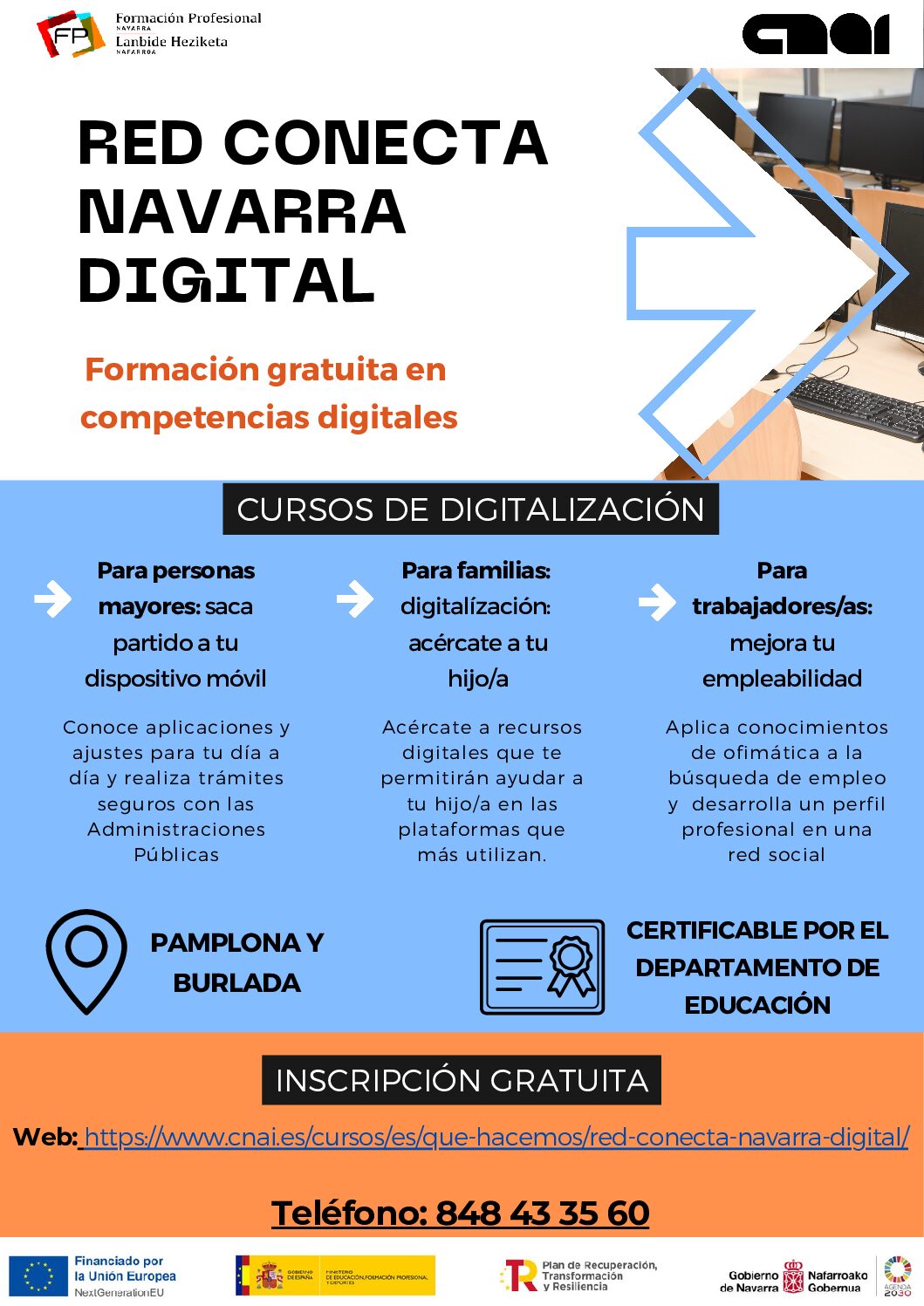 Lee más sobre el artículo FORMACION GRATUITA PARA COMPETINCIAS DIGITALES